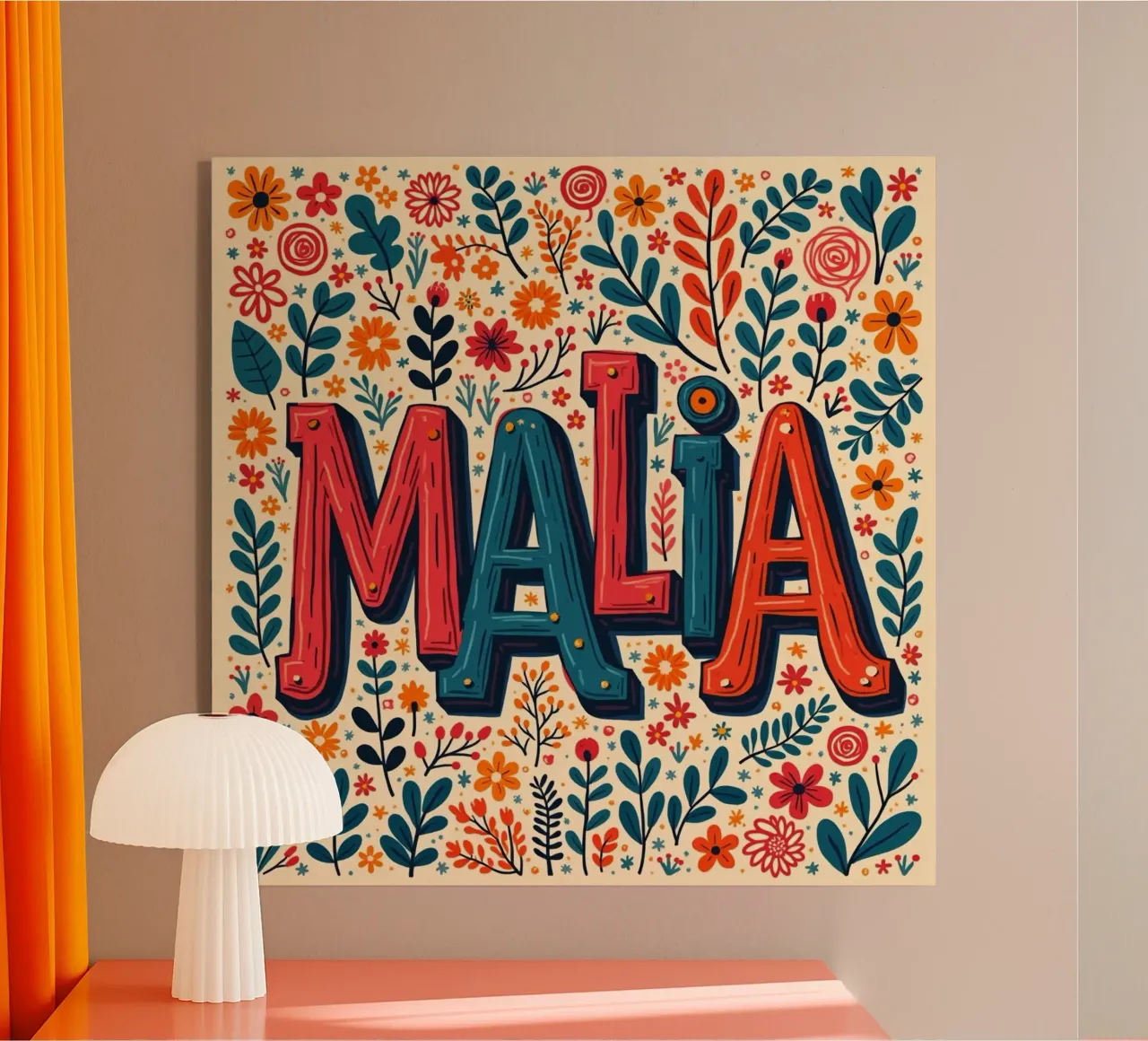 Malia plexiglass da CASTILO Namengalerie