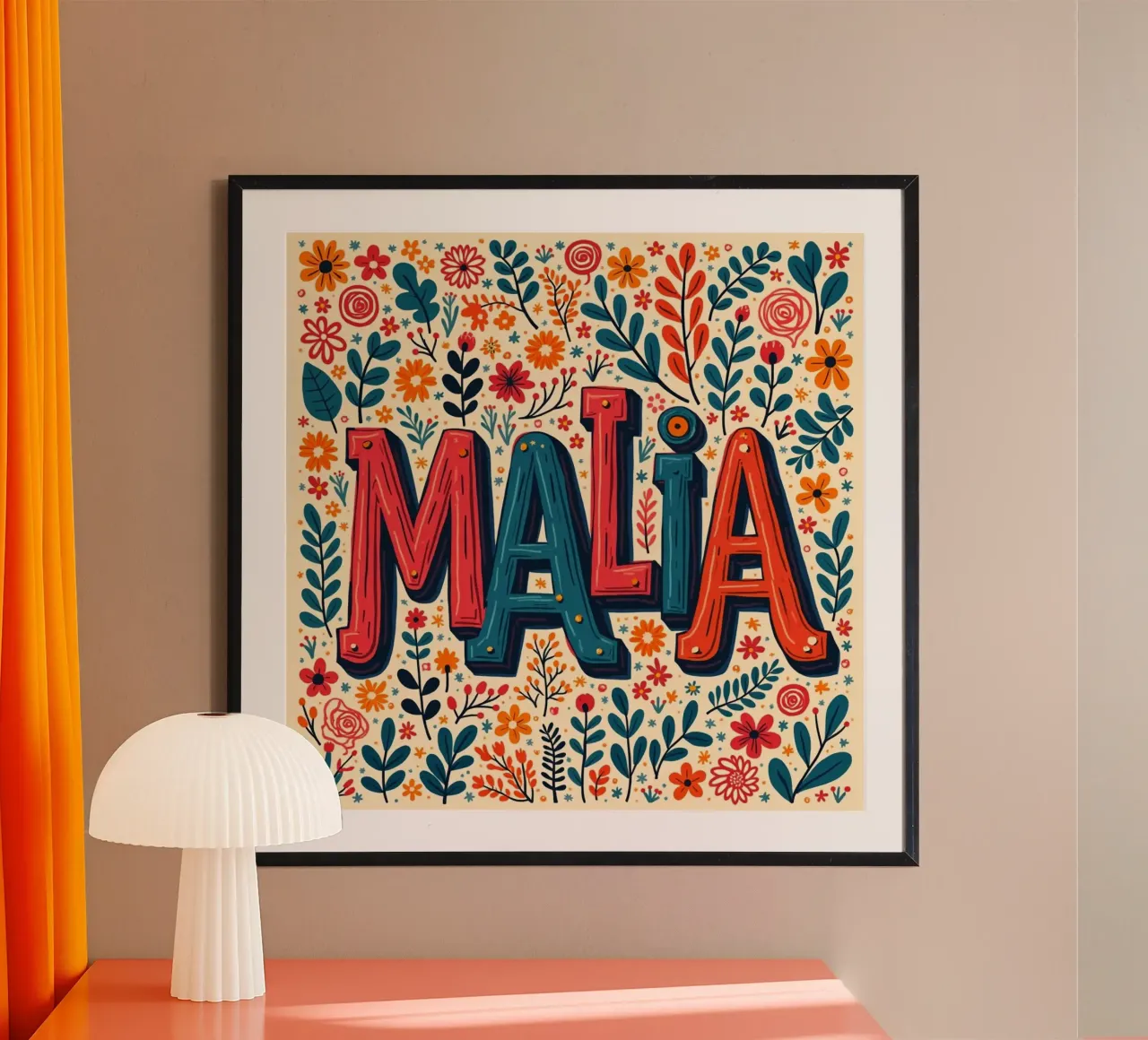 Malia poster da CASTILO Namengalerie