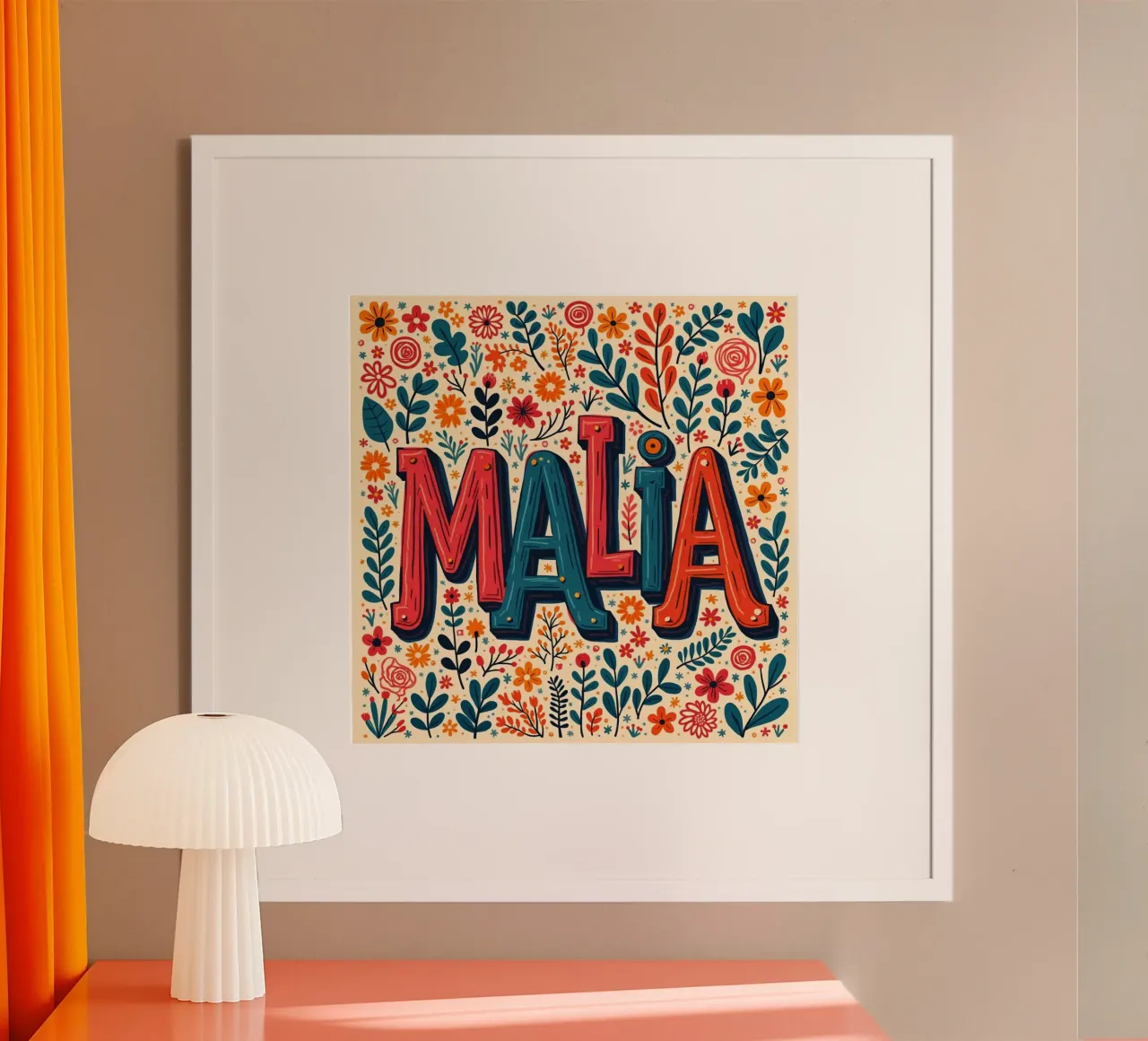 Malia poster da CASTILO Namengalerie