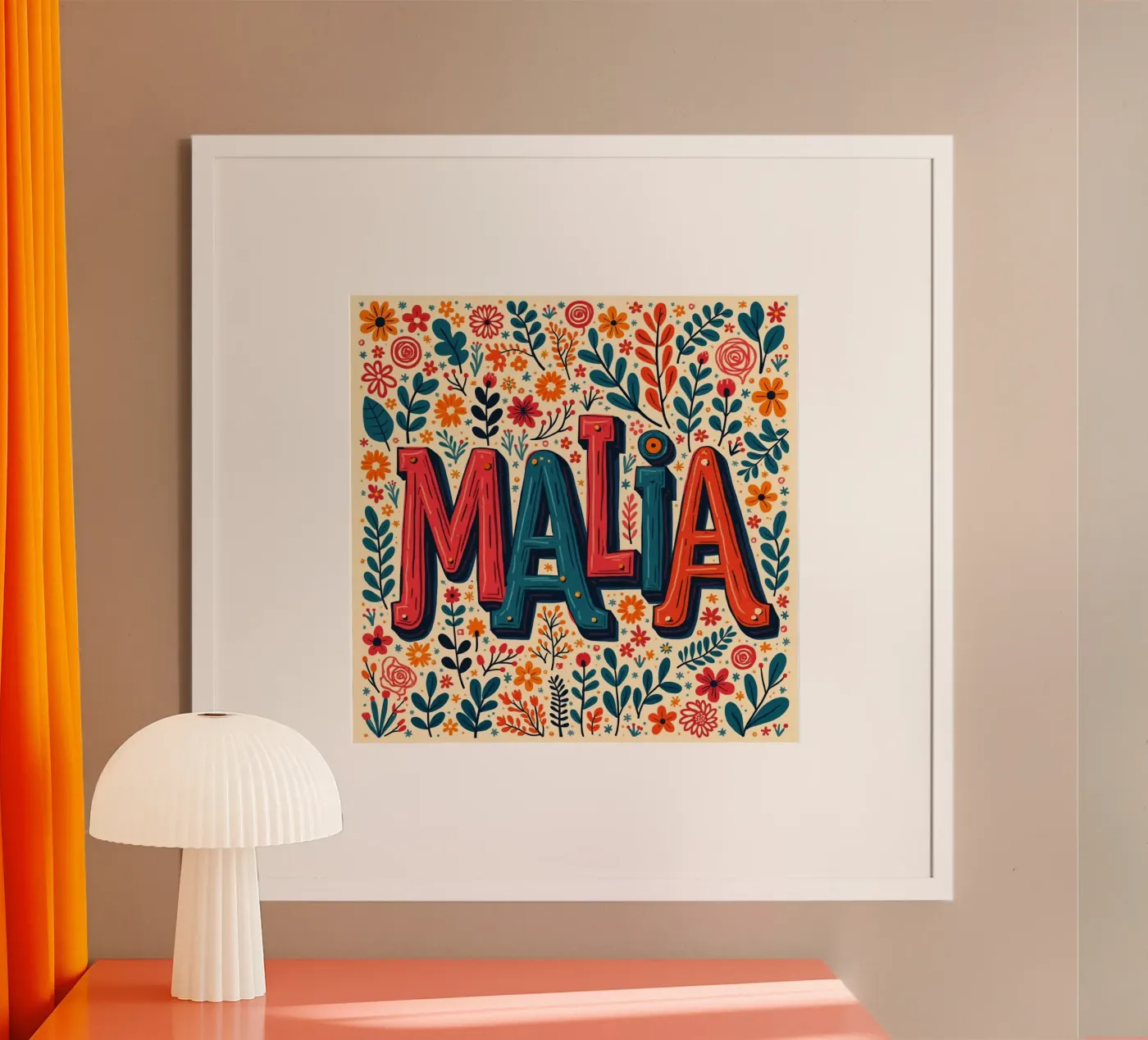 Malia poster de CASTILO Namengalerie