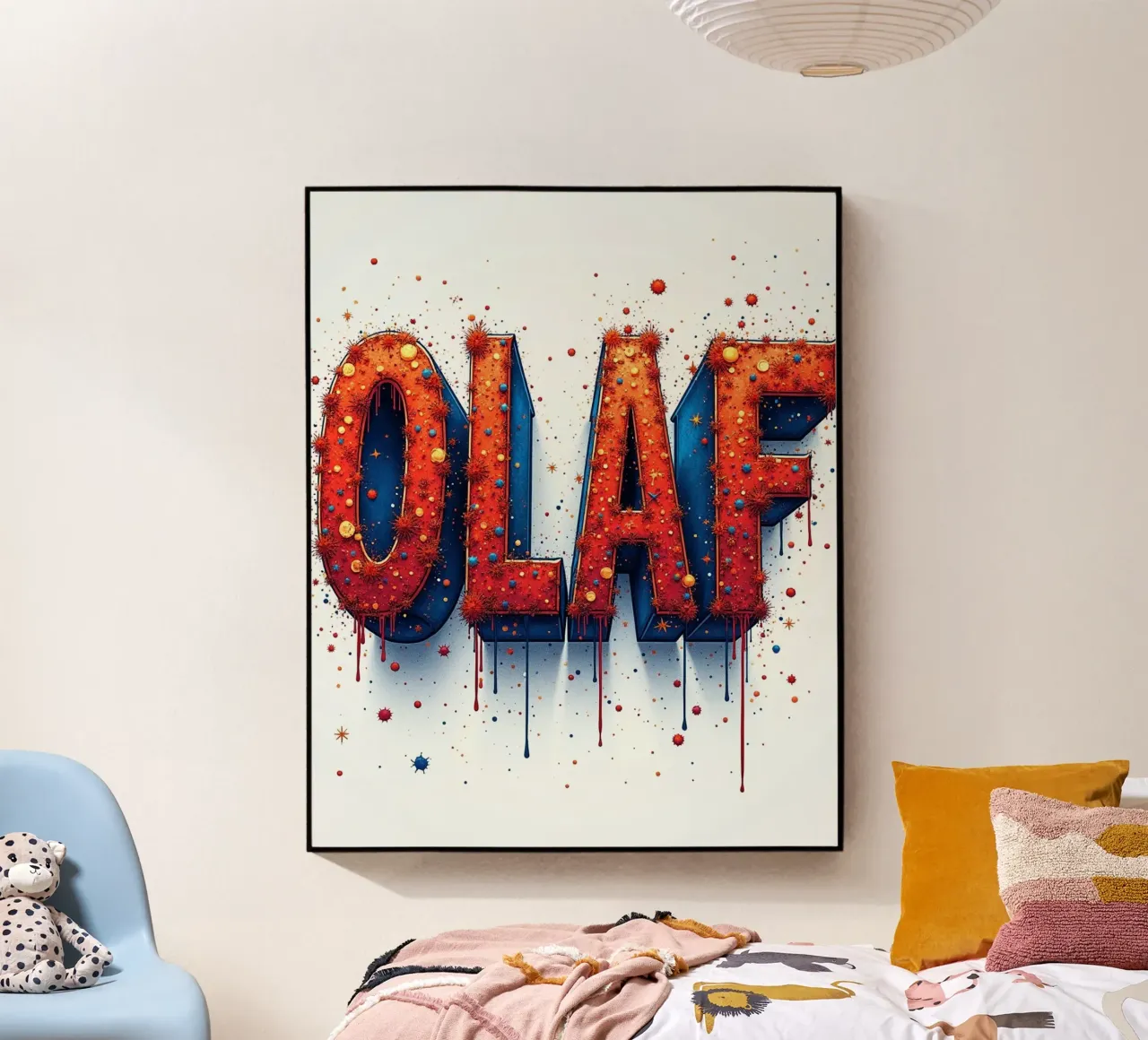 Olaf Acryl-Glas von CASTILO Namengalerie