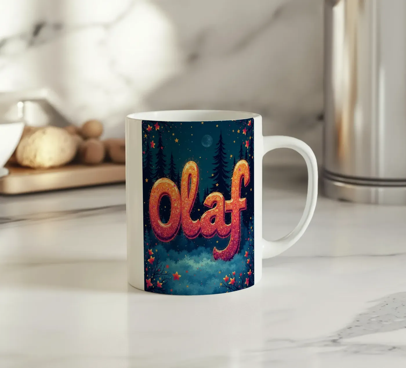 Olaf ceramic mug by CASTILO Namengalerie