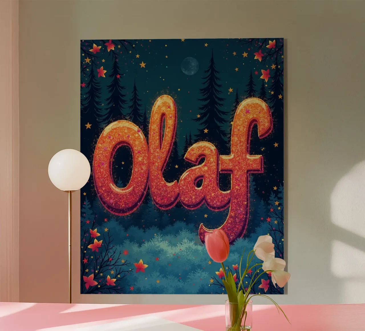 Olaf plexiglas de CASTILO Namengalerie