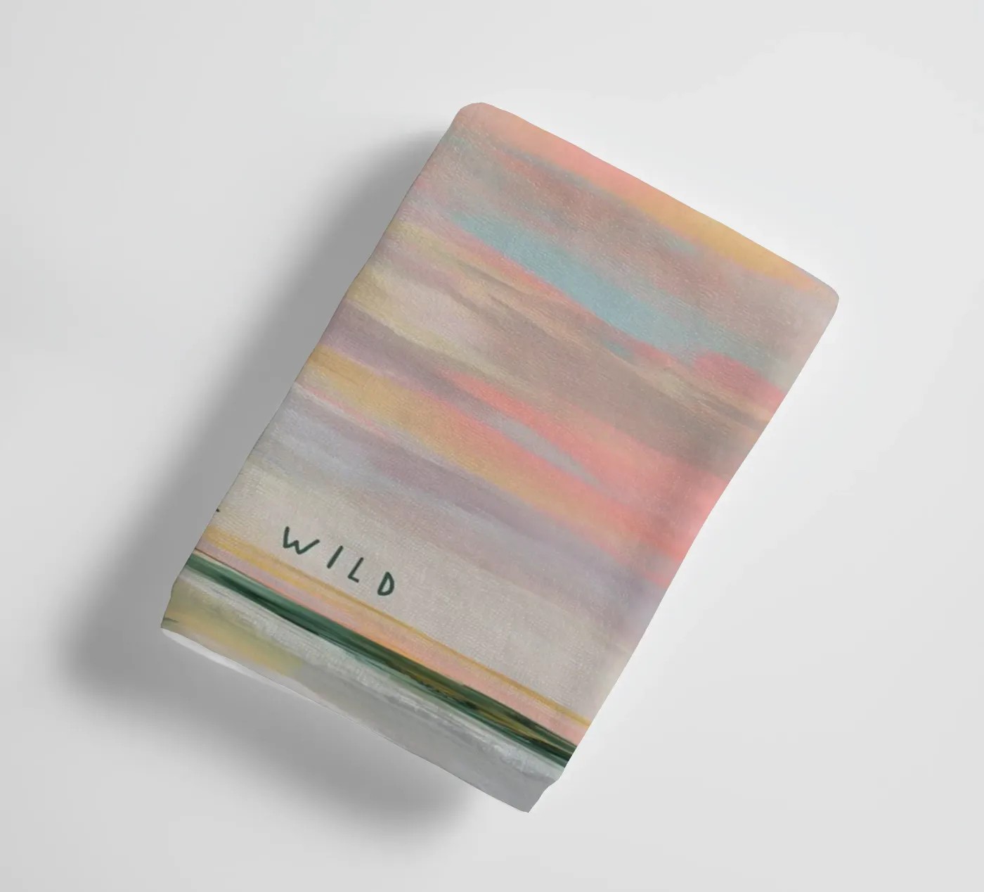 Sunset towel by Pastel Prints