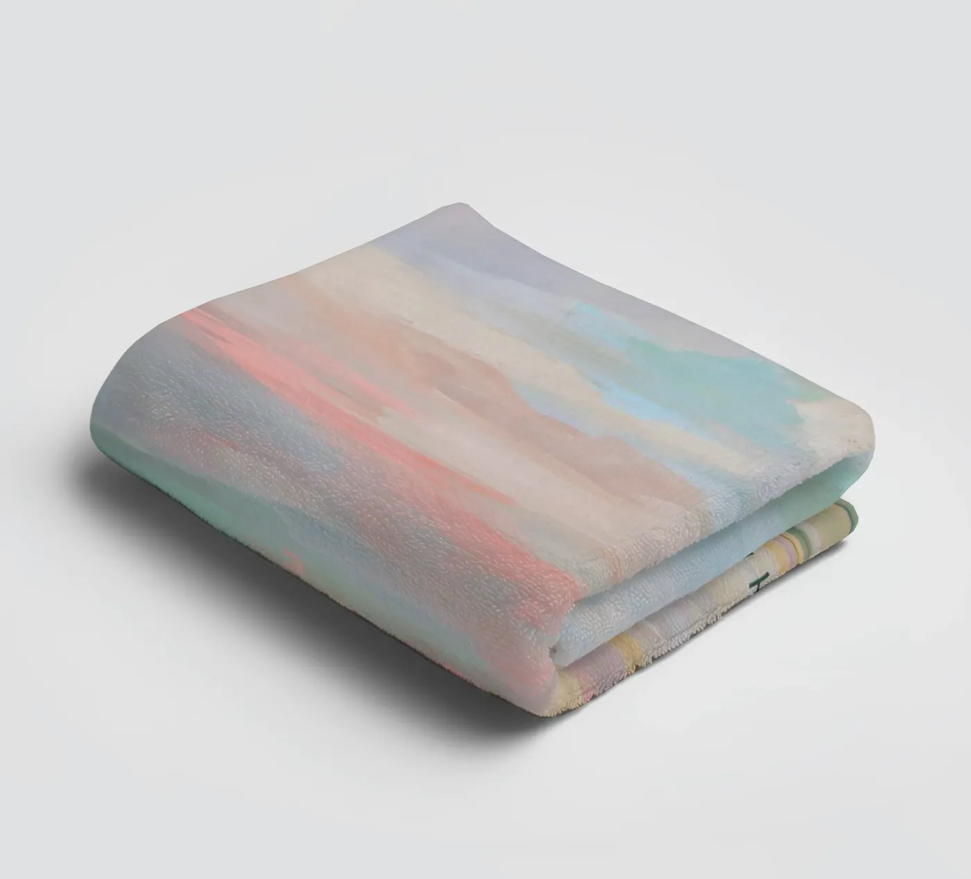 Sunset towel by Pastel Prints