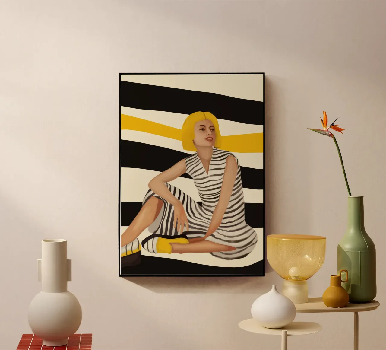 Yellow Noise plexiglass da cityart