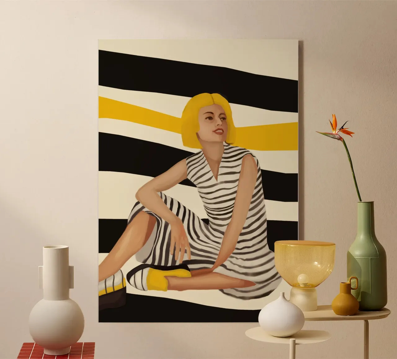 Yellow Noise plexiglass da cityart