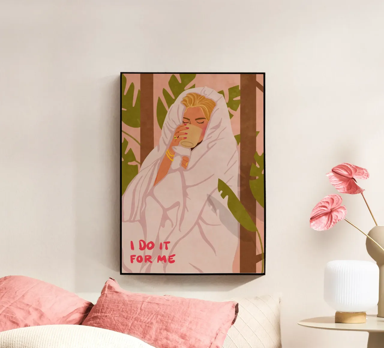 I do it for me plexiglass da Illustration Raissa Oltmanns