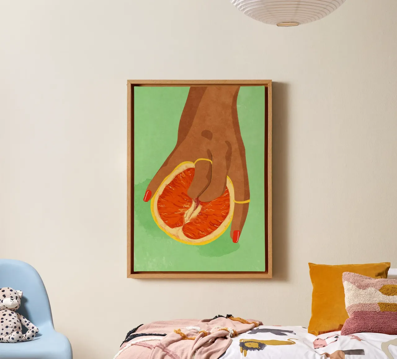 Amante della frutta tela con Cornice a cassetta da Raissa Oltmanns