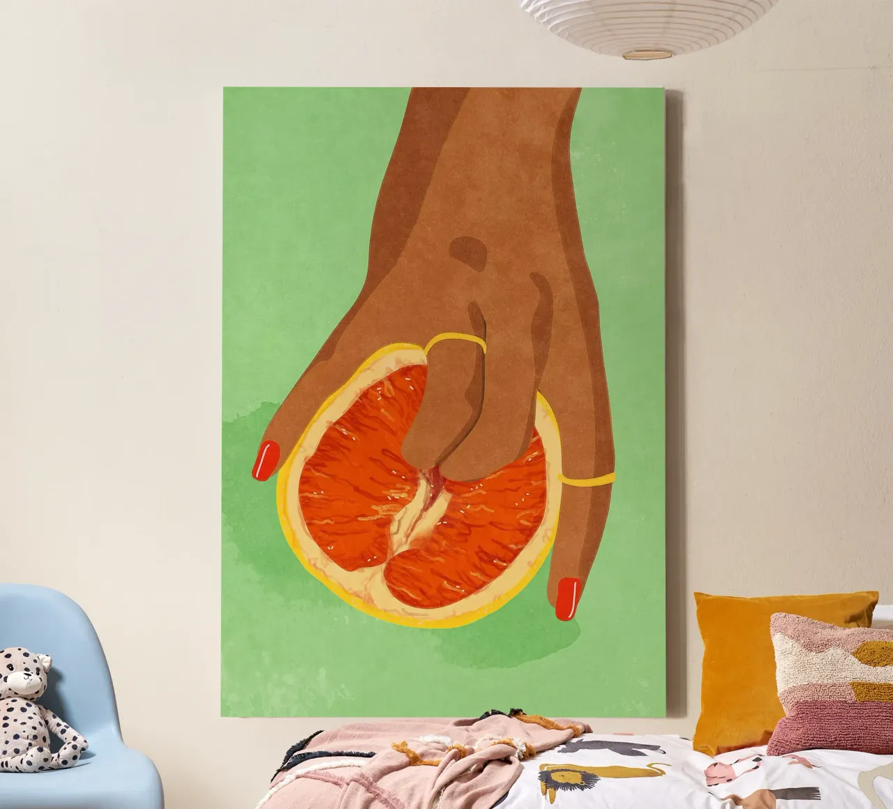Amante della frutta tela con Cornice a cassetta da Raissa Oltmanns