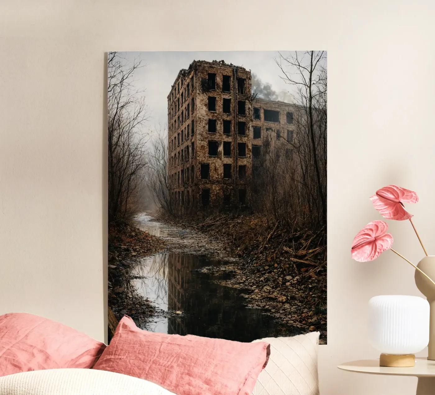 abandoned old building acrylic glass by landtengs