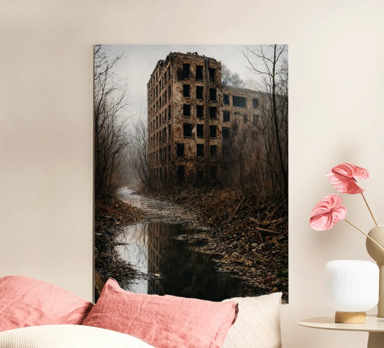 vecchio edificio abbandonato poster da landtengs