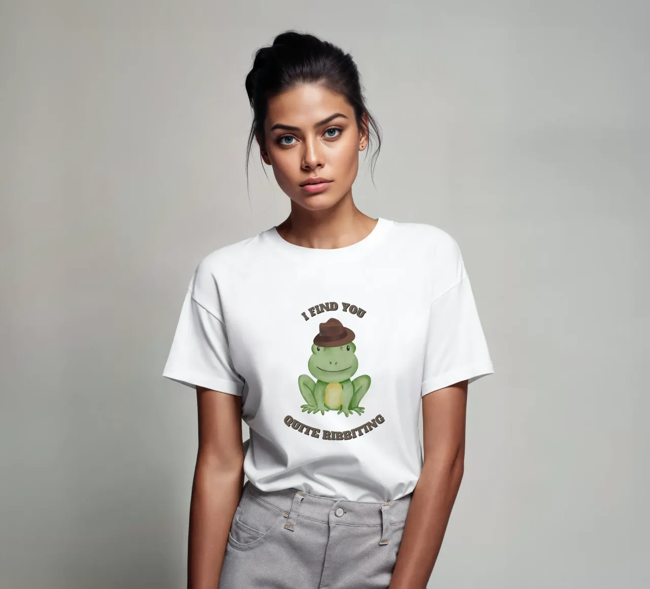 Hopelessly Ribbiting t-shirt by DesignArt