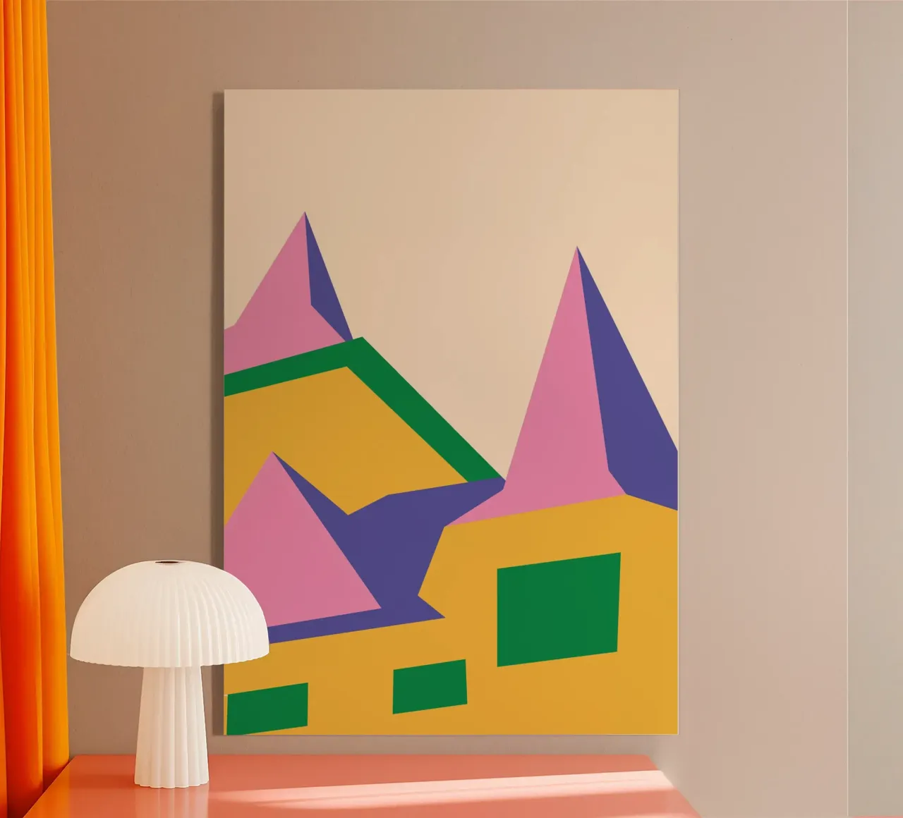 Edificio color pastello Colorato plexiglass da Studio Fun Boy