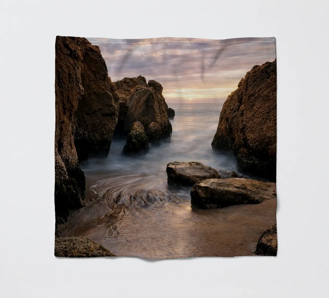 koraalgrotten fleecedeken van landtengs