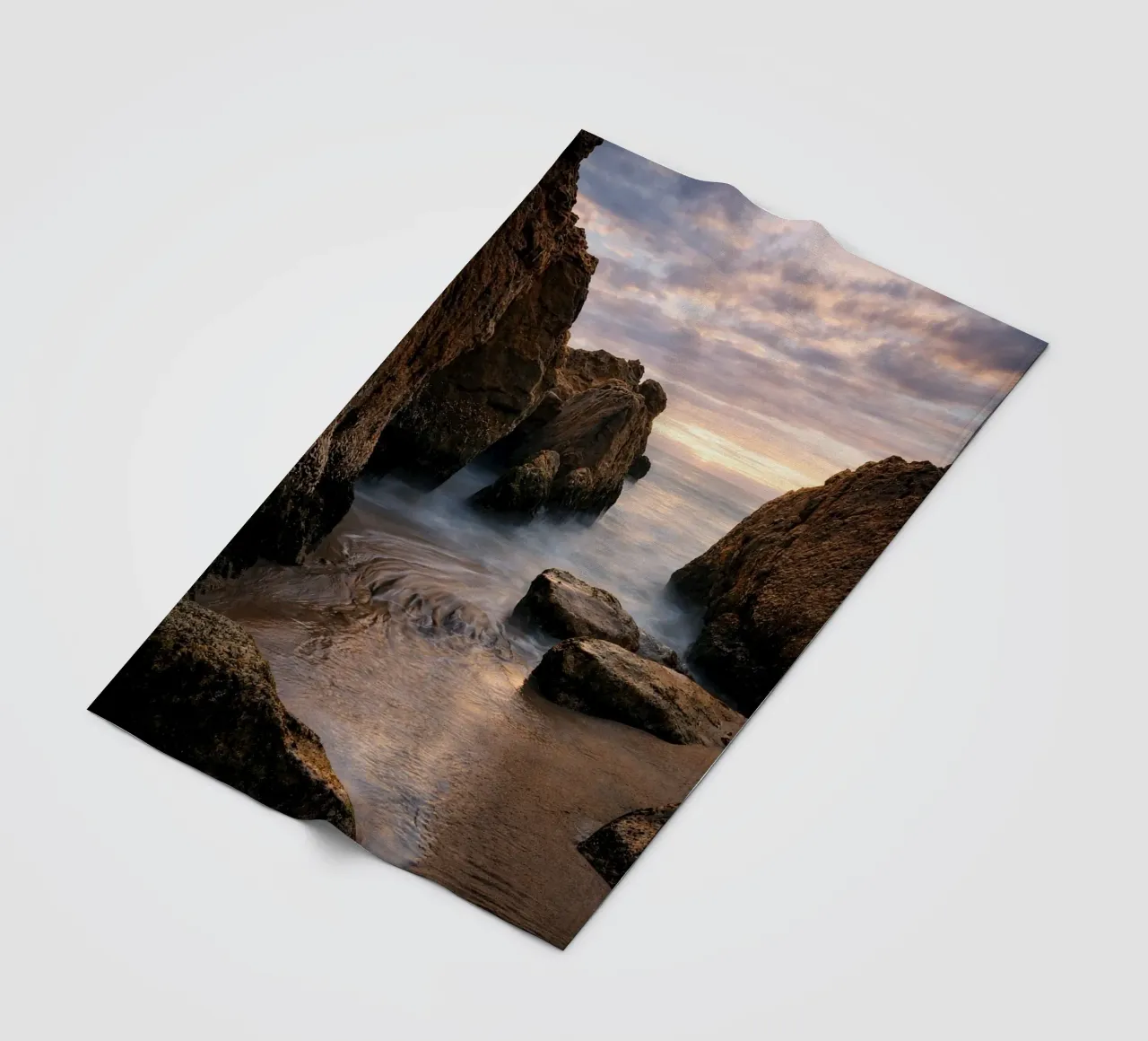 koraalgrotten fleecedeken van landtengs