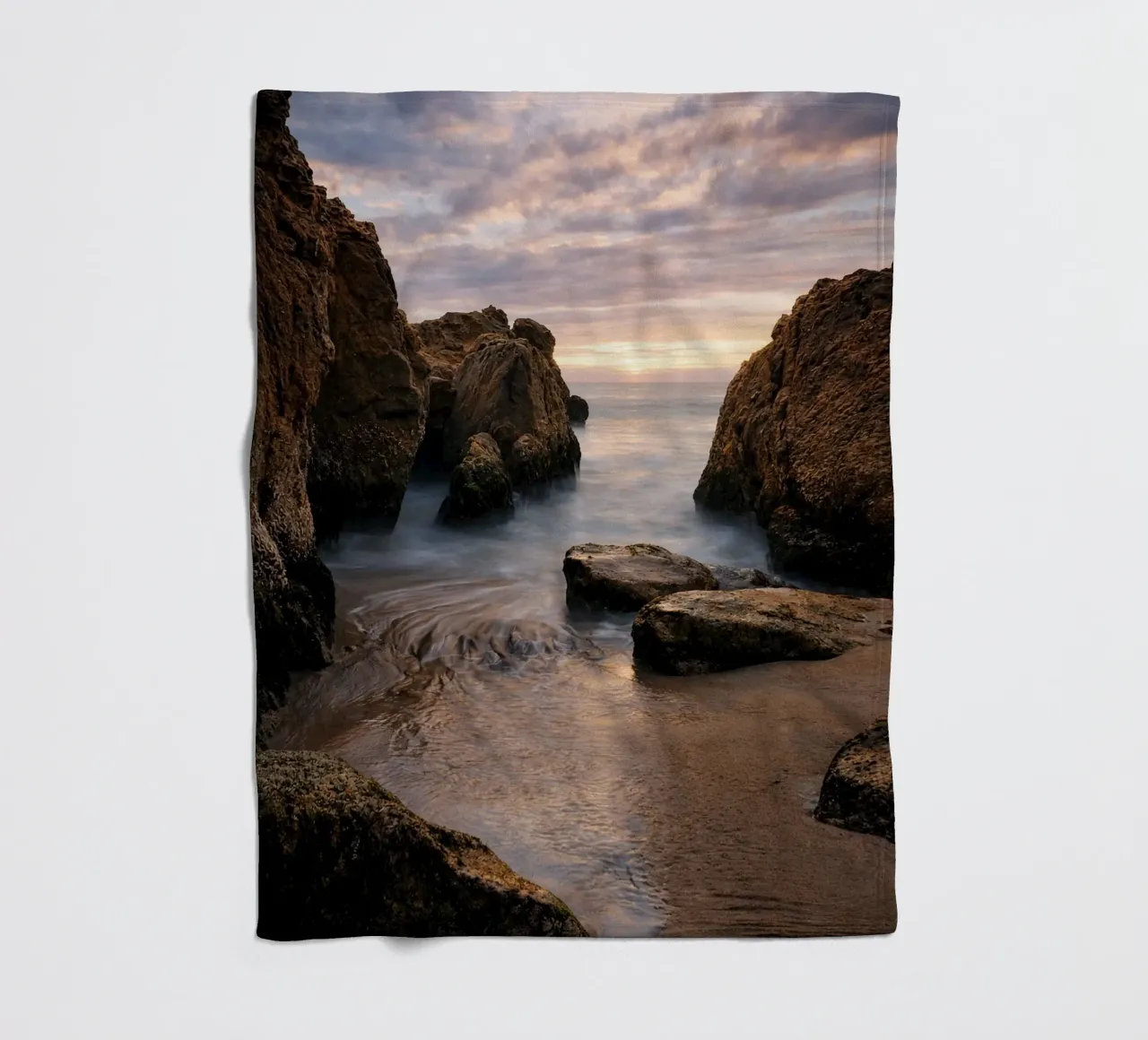 koraalgrotten fleecedeken van landtengs