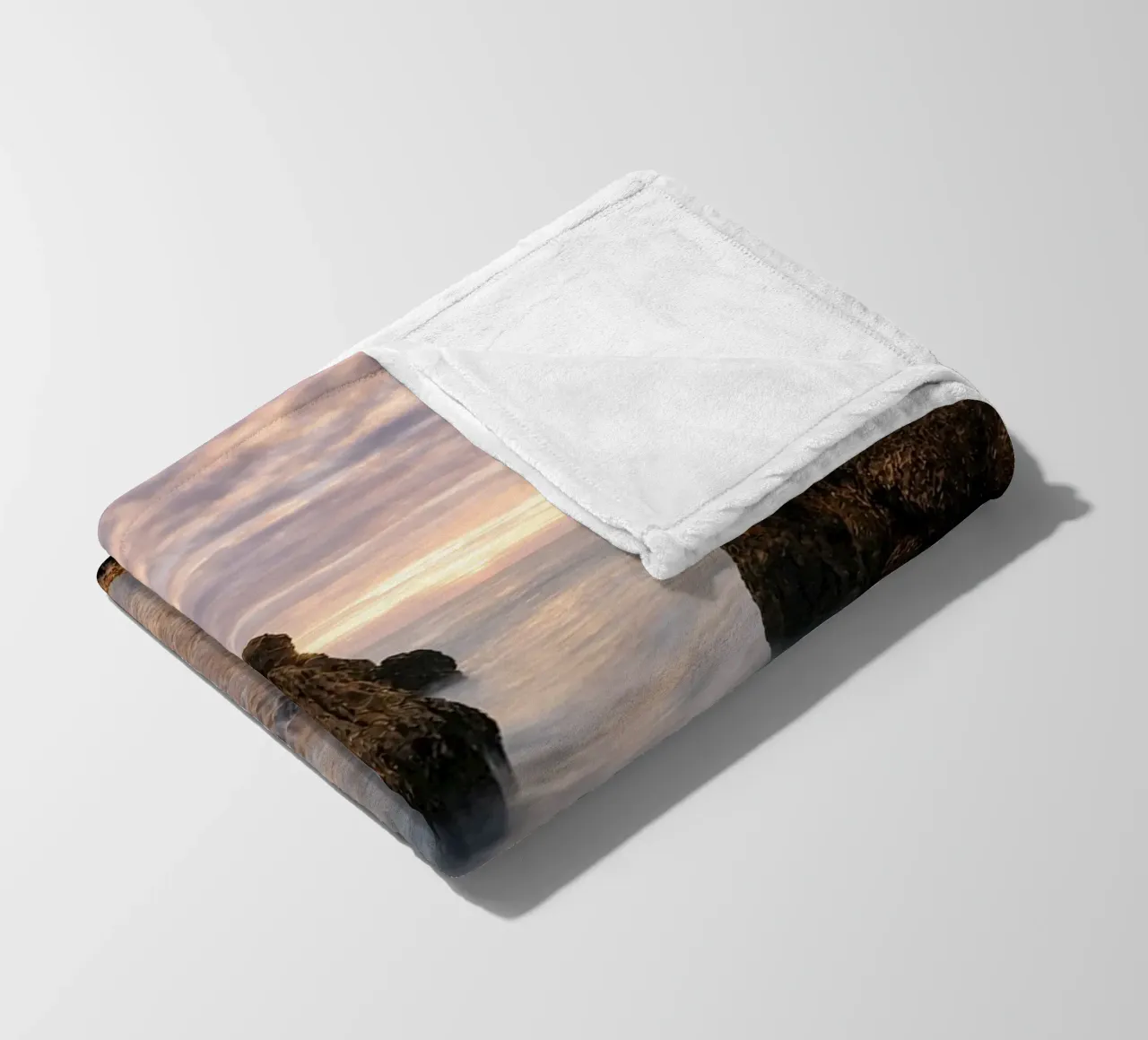 koraalgrotten fleecedeken van landtengs