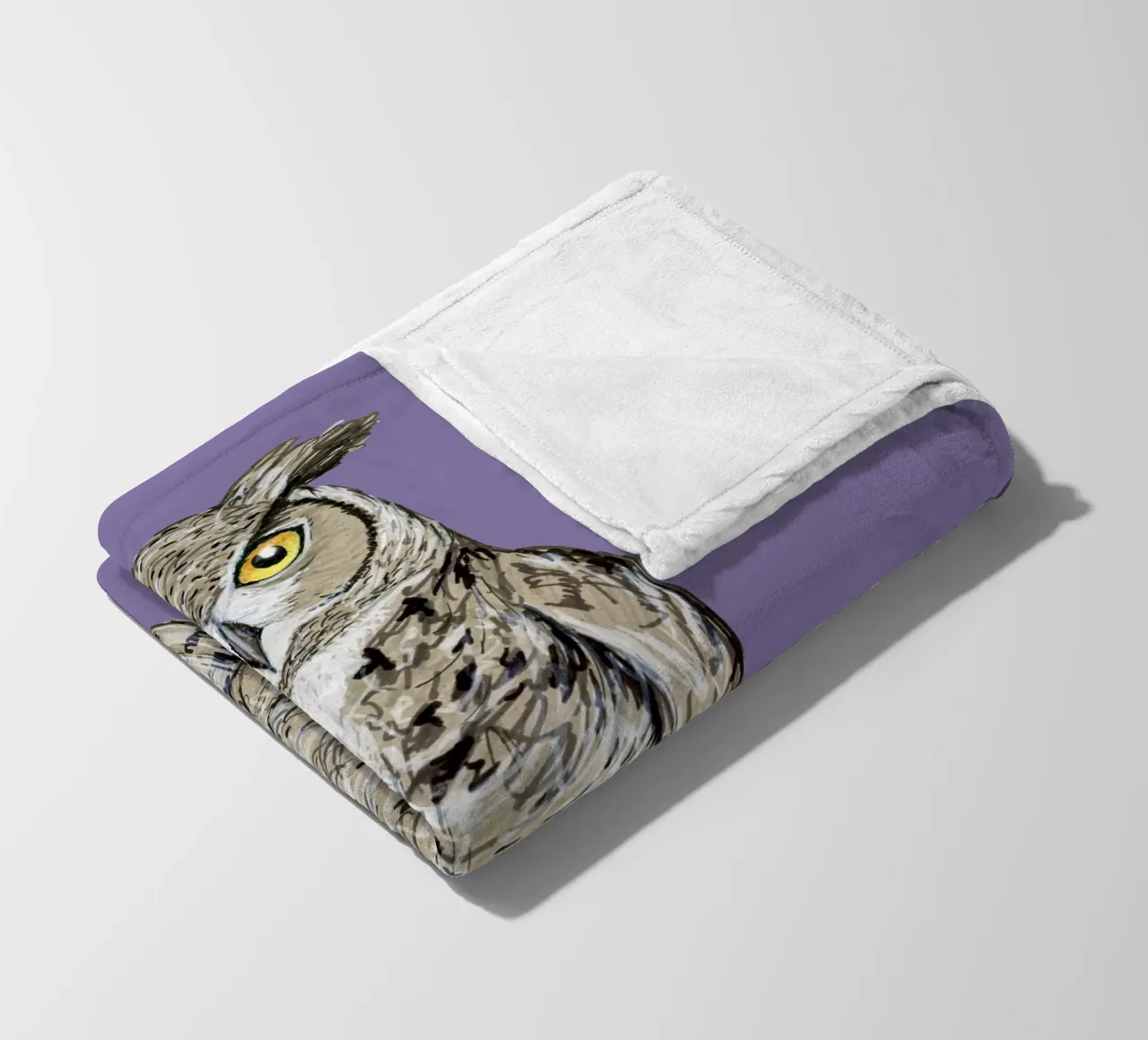 Gufo reale coperta in pile da BwiseLizzy