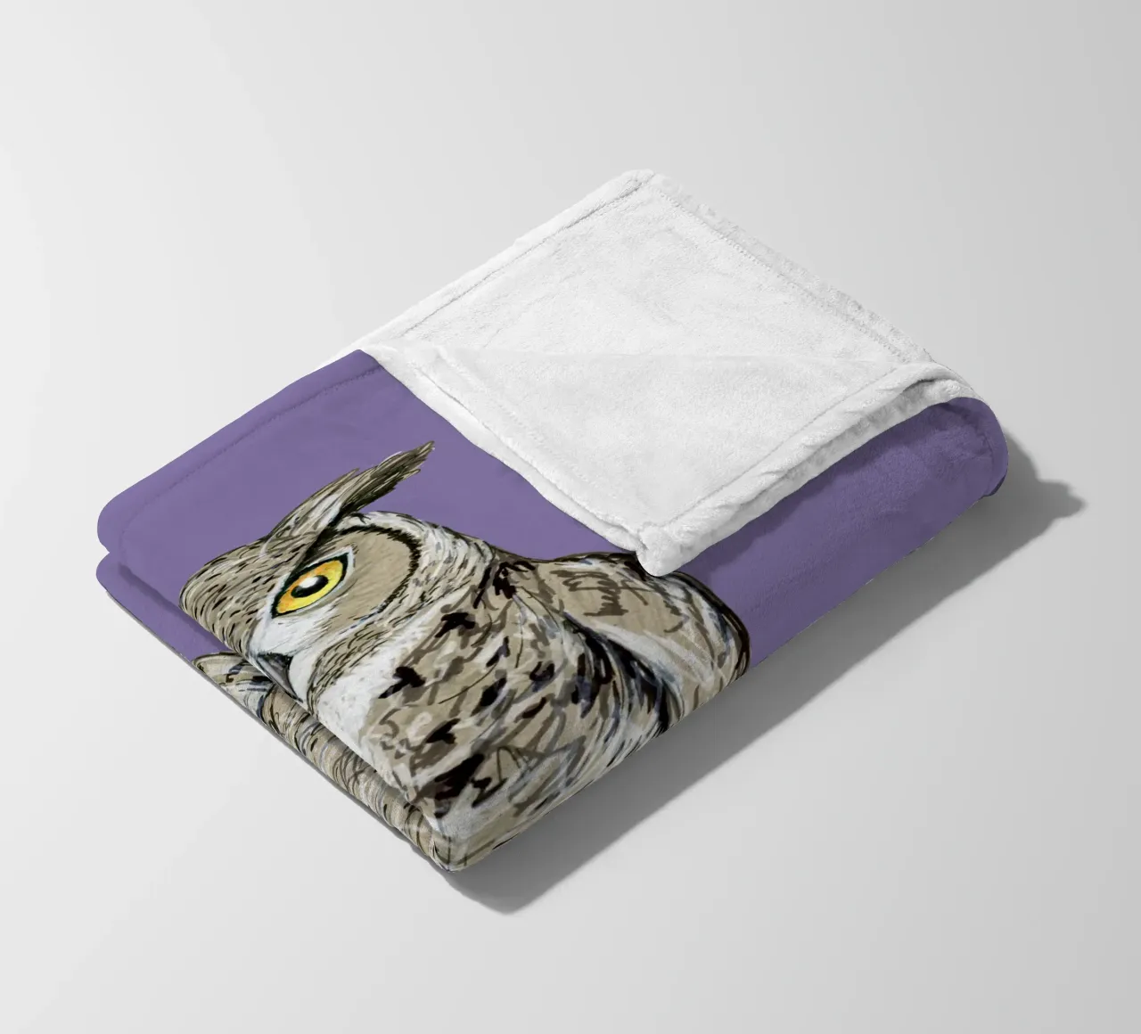 Gufo reale coperta in pile da BwiseLizzy