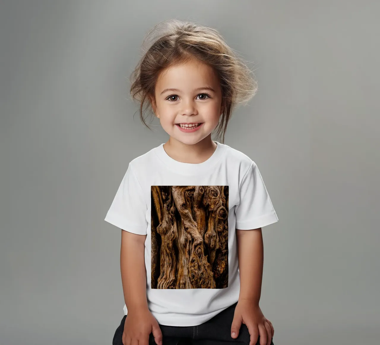 vecchio tronco d'albero t-shirt bambini da landtengs