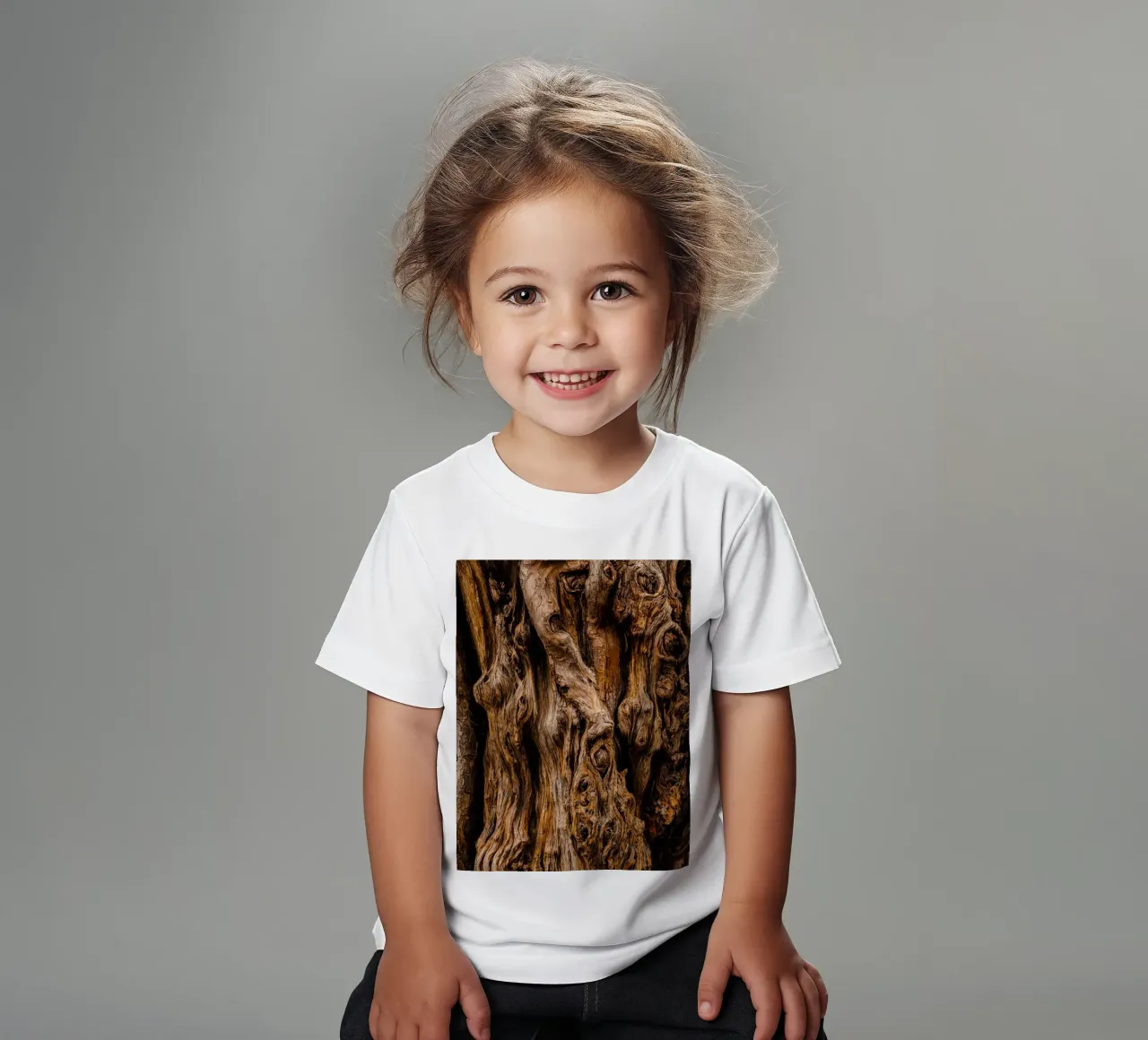 vecchio tronco d'albero t-shirt bambini da landtengs