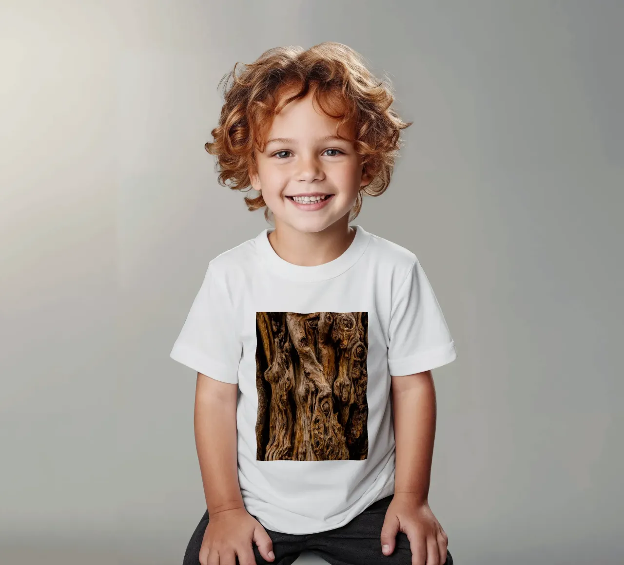vecchio tronco d'albero t-shirt bambini da landtengs