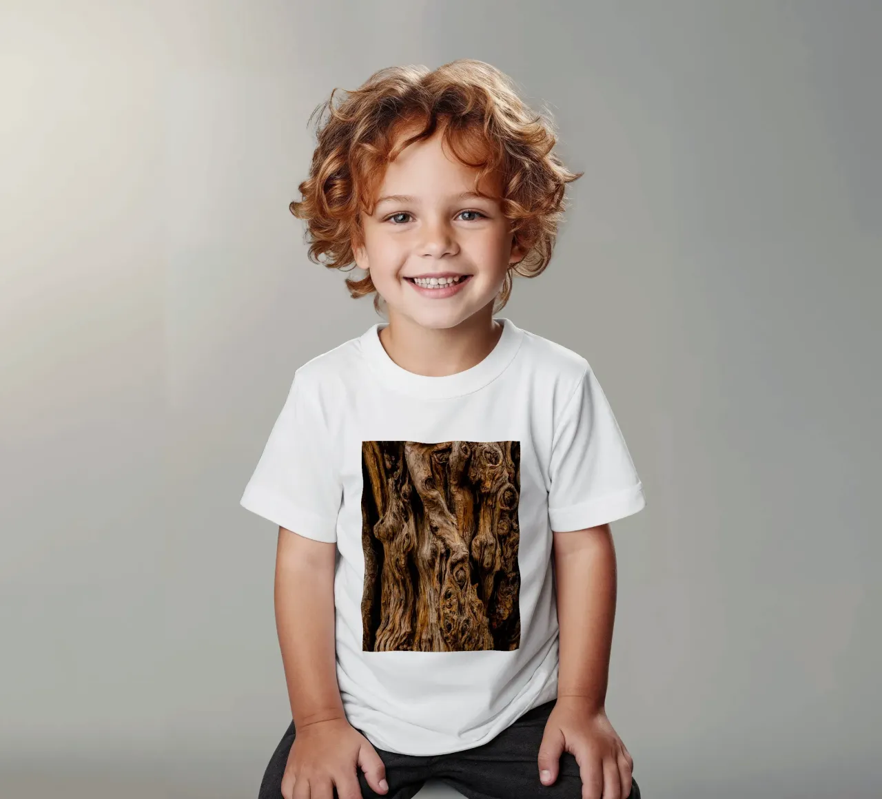 vecchio tronco d'albero t-shirt bambini da landtengs