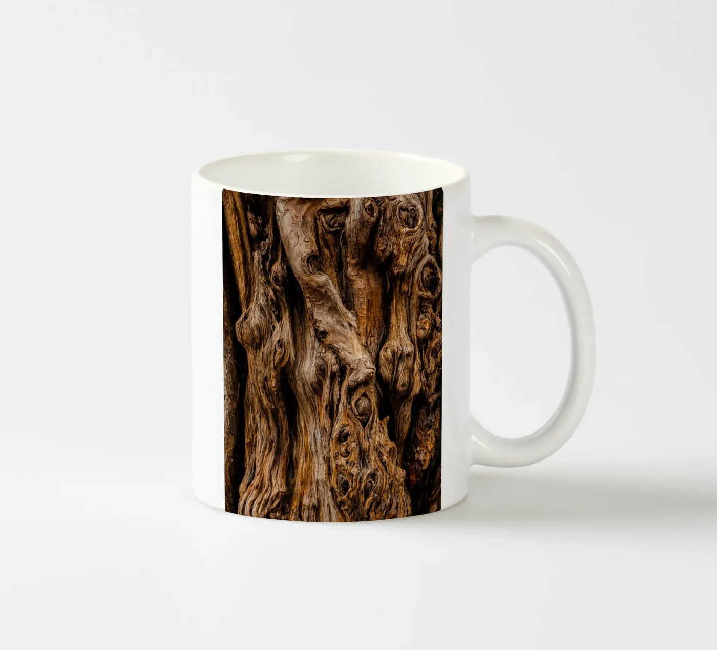 old tree trunk Keramik Tasse von landtengs