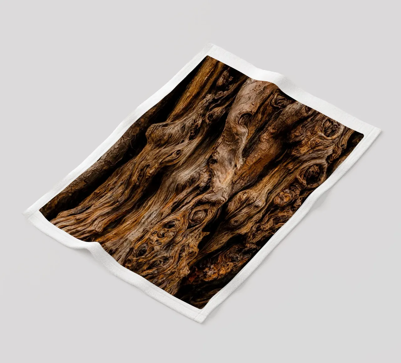 old tree trunk Fleecedecke von landtengs