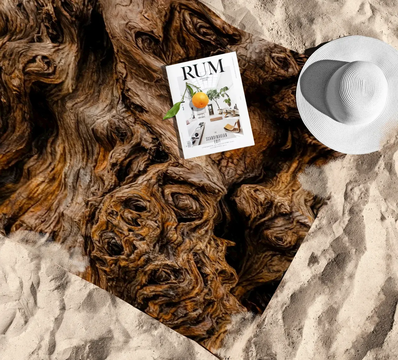 old tree trunk telo mare da landtengs