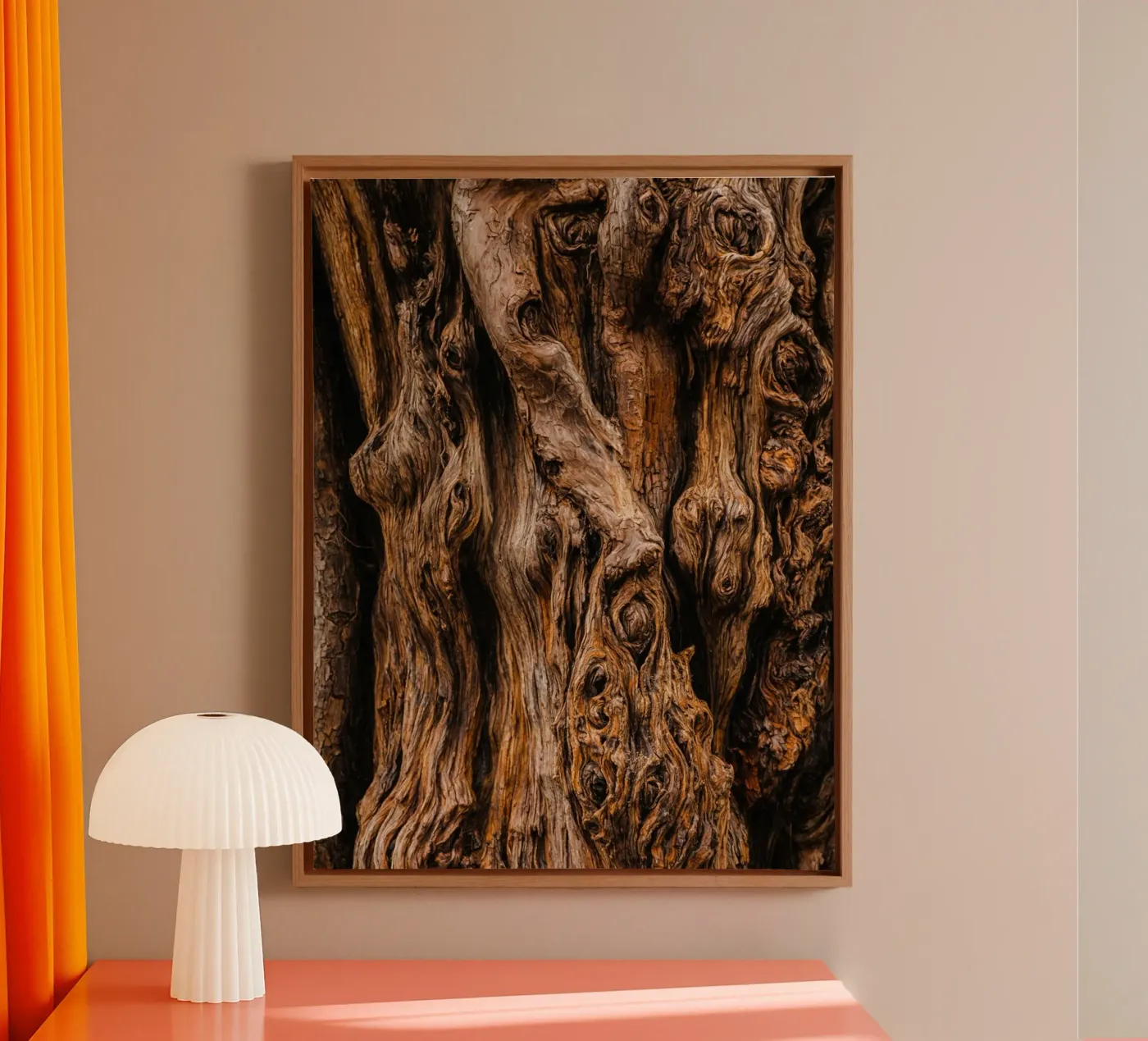 old tree trunk Leinwand von landtengs