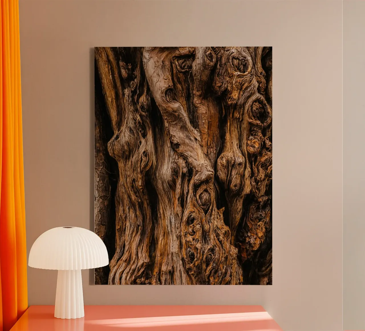 old tree trunk canvas by landtengs