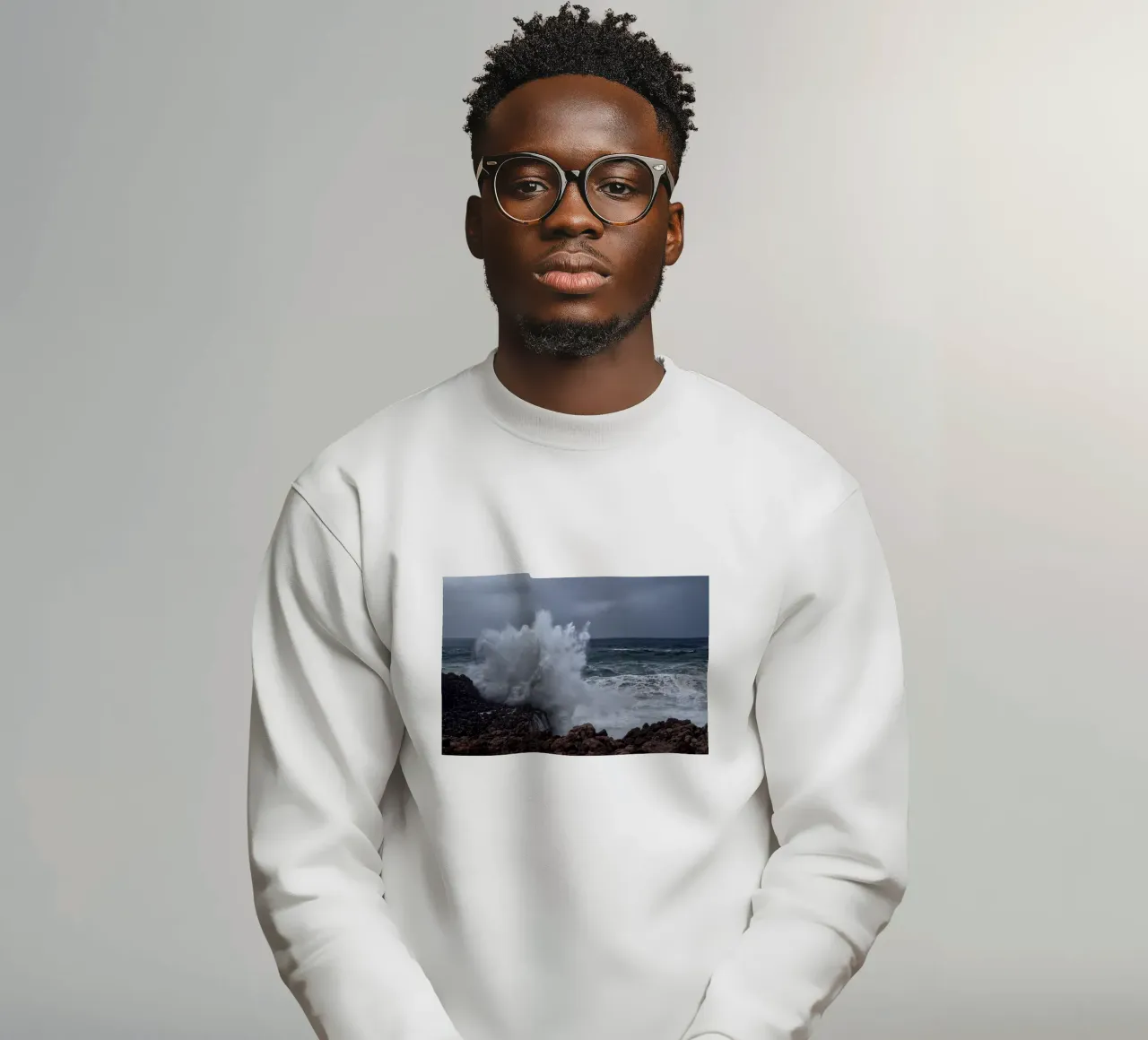 Huge Wave felpa da Fjöllart