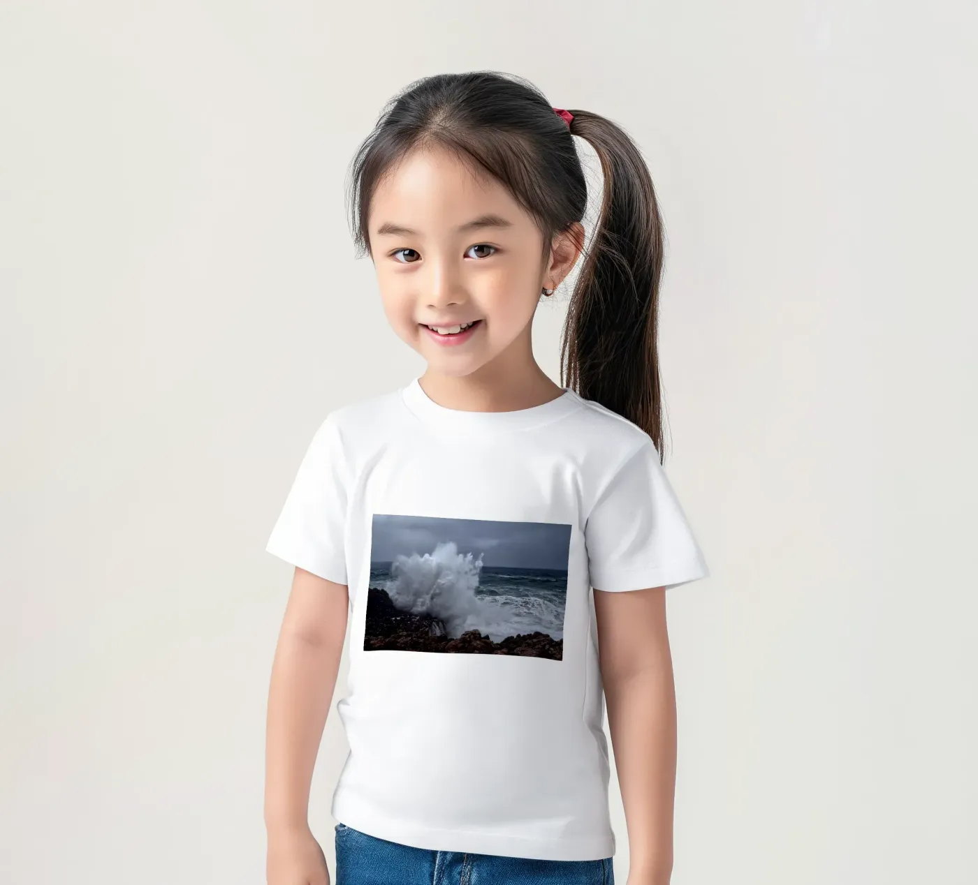 Huge Wave t-shirt bambini da Fjöllart