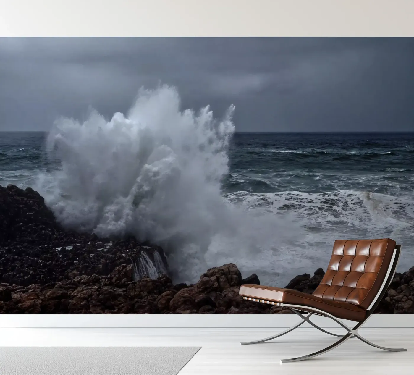 Huge Wave fotobehang van Fjöllart