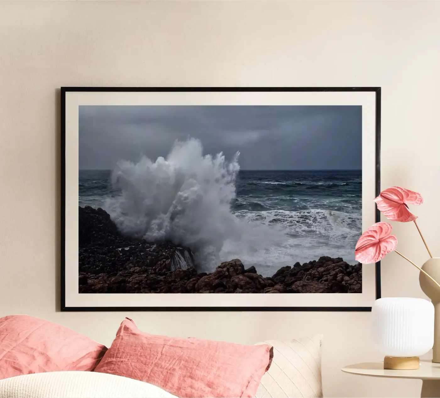Huge Wave poster by Fjöllart