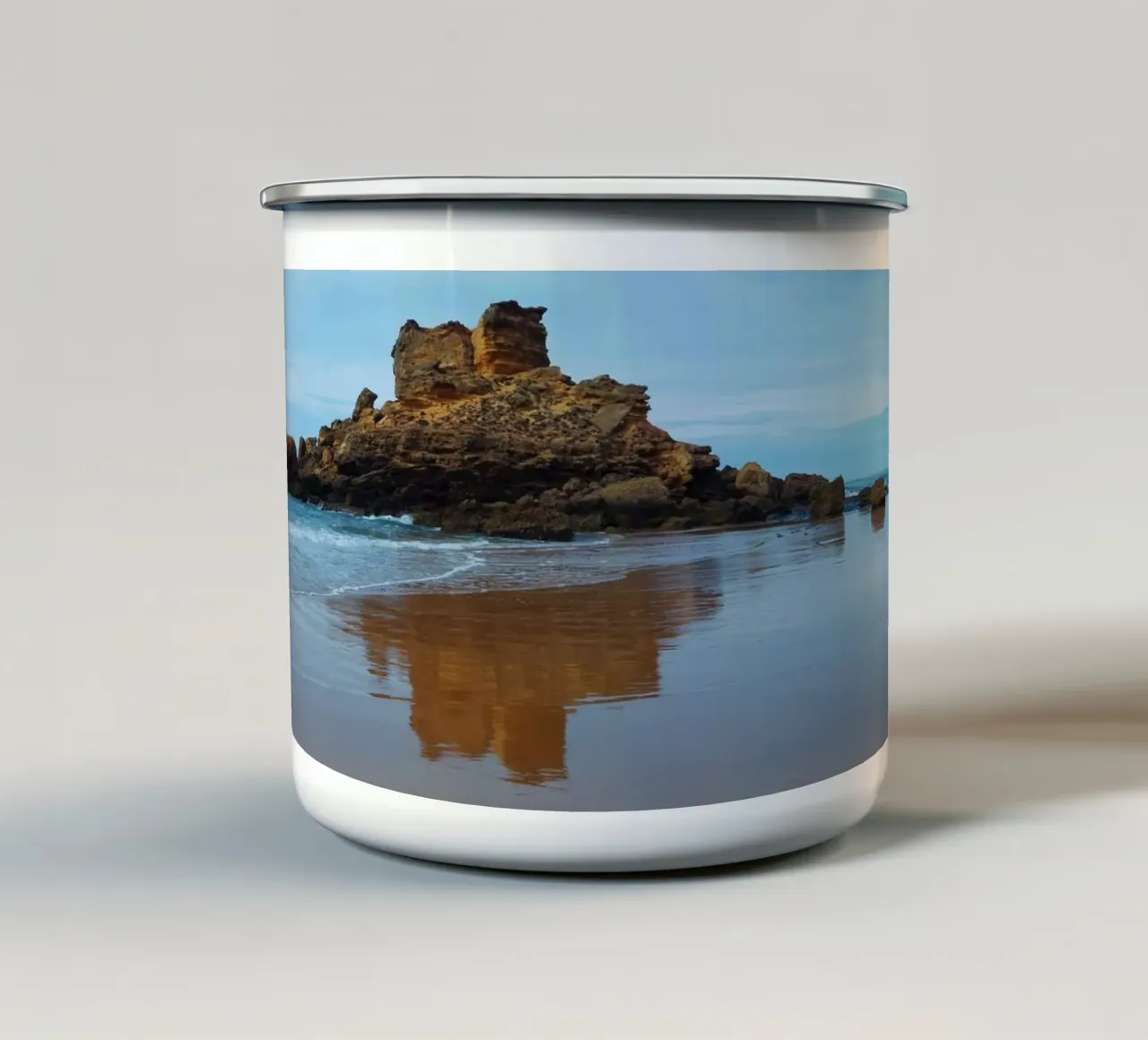 Rocky beach tazza in smalto da Fjöllart