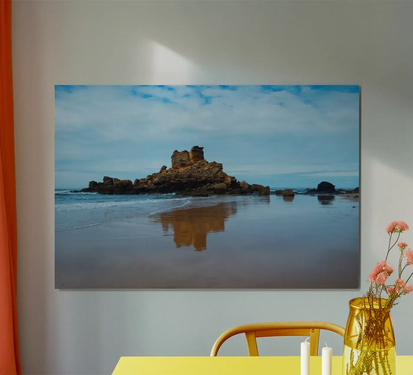 Rocky beach poster by Fjöllart