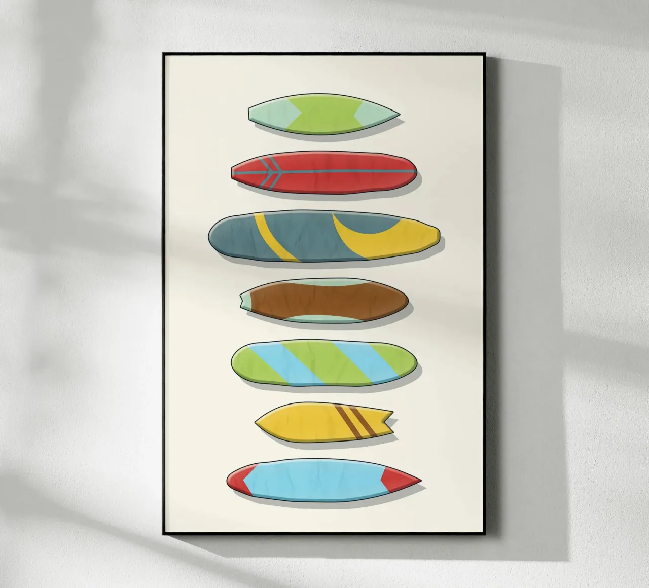 Surf Quiver plexiglass da athlete.art