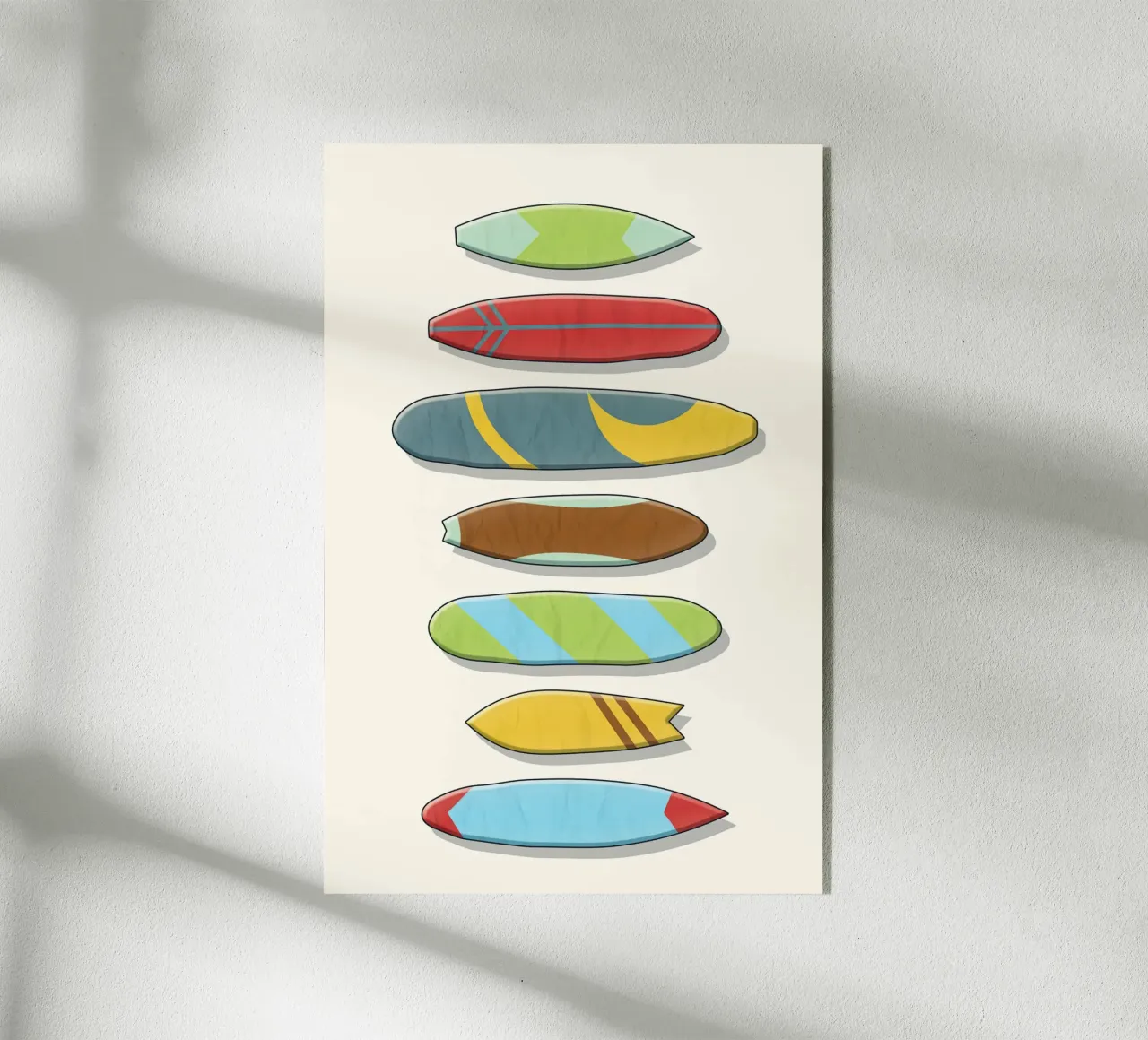 Surf Quiver plexiglass da athlete.art