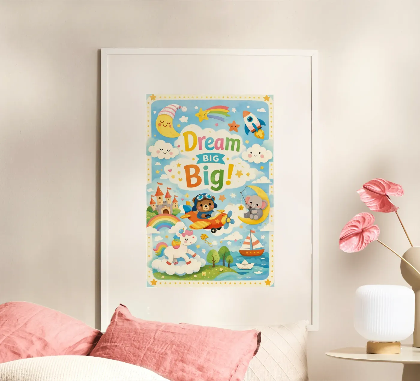 Droom groot, heel groot poster van The Little Animals Club