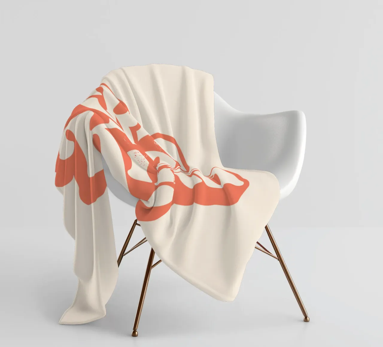 Design tipografico Be Kind coperta in pile da THE MOTIVATED TYPE