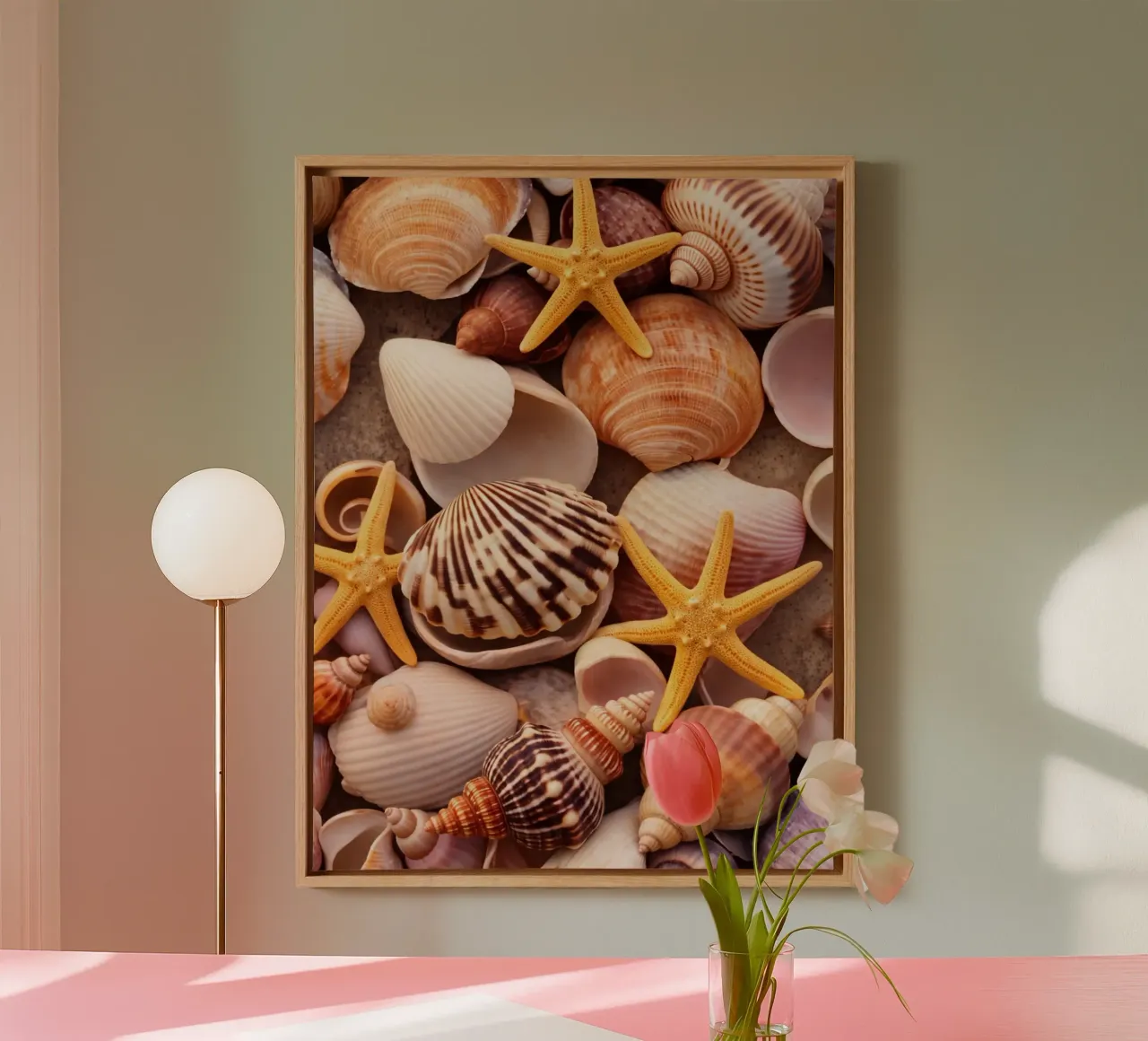 sea shell tela da landtengs