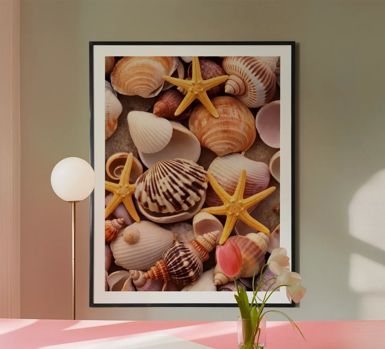 sea shell poster by landtengs