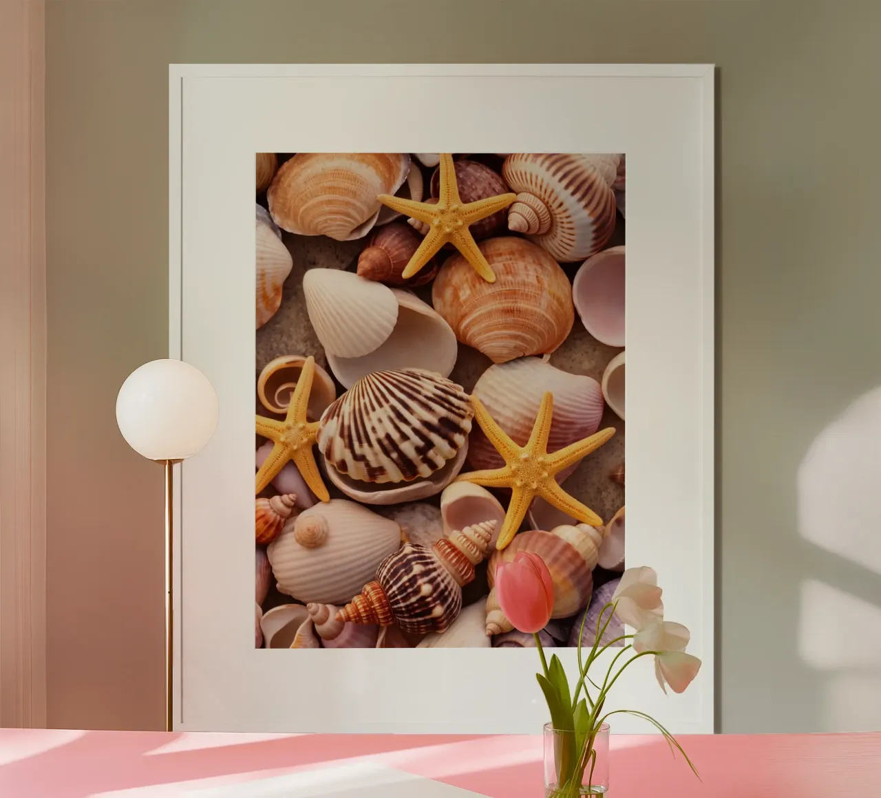 sea shell poster by landtengs