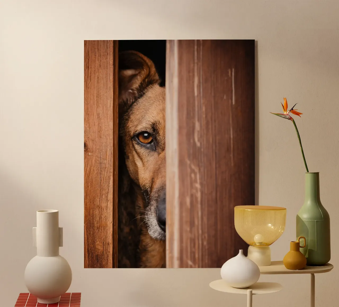 spionagehond acryl van landtengs