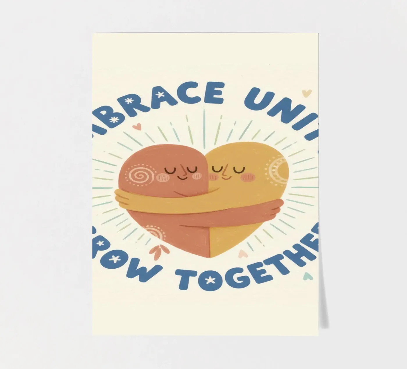 Boundless Unity Embrace sticker sheet by Good Cracks