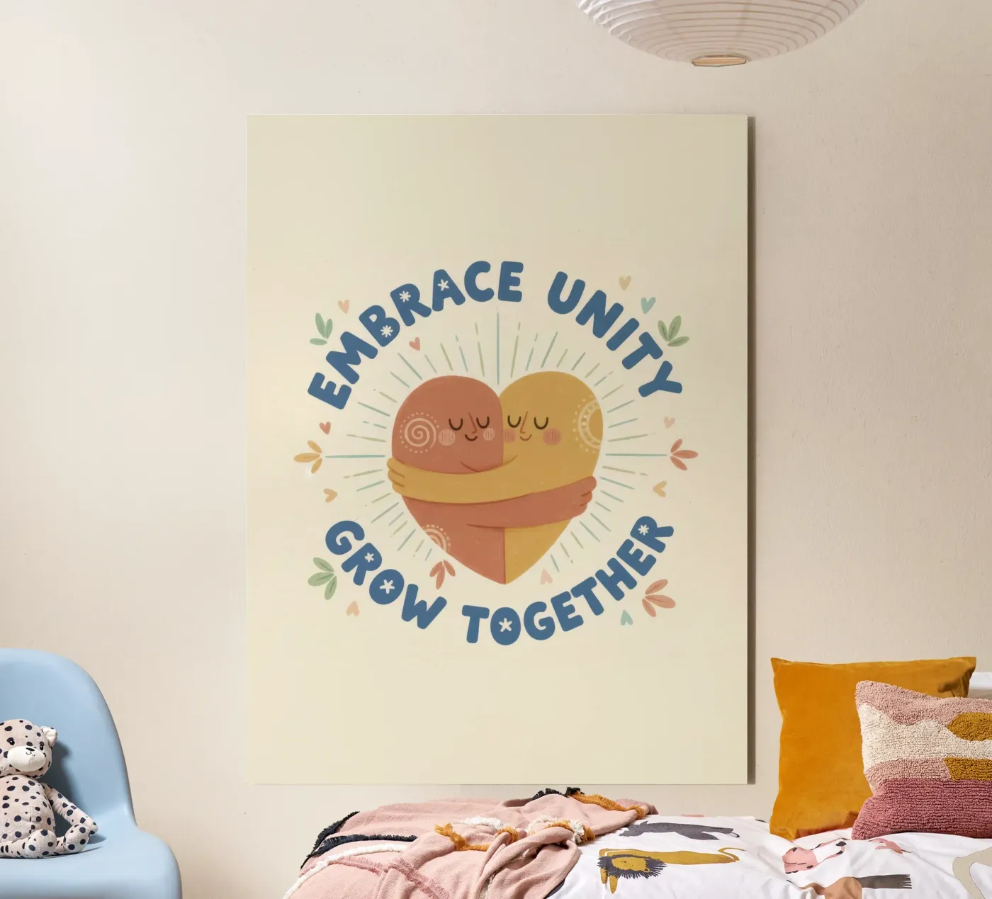 Boundless Unity Embrace alluminio dibond da Good Cracks