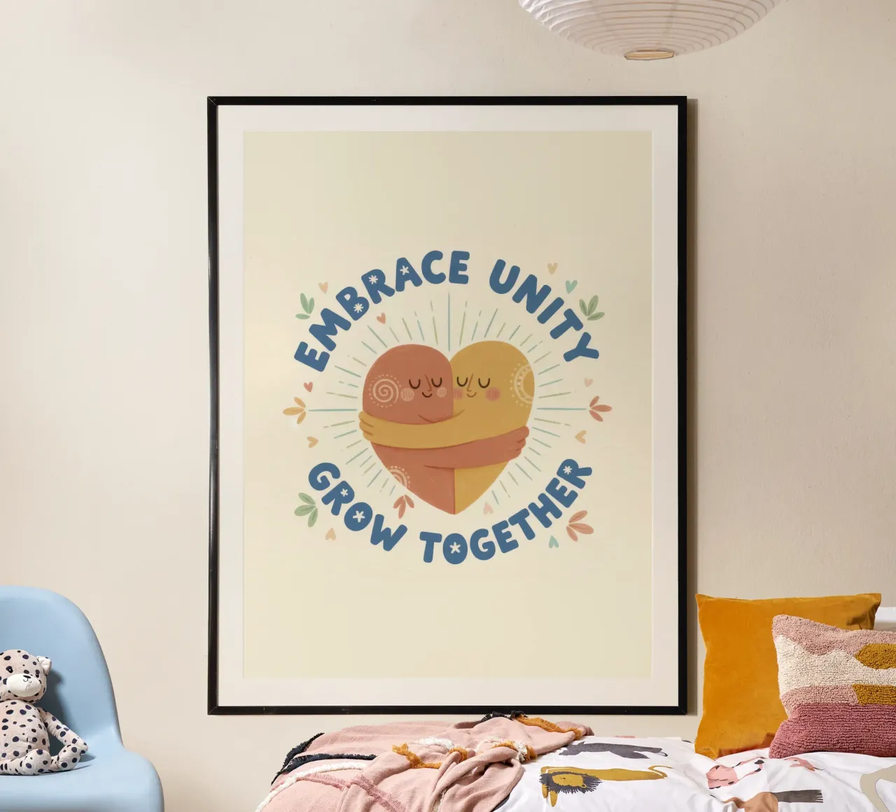 Boundless Unity Embrace poster by Good Cracks